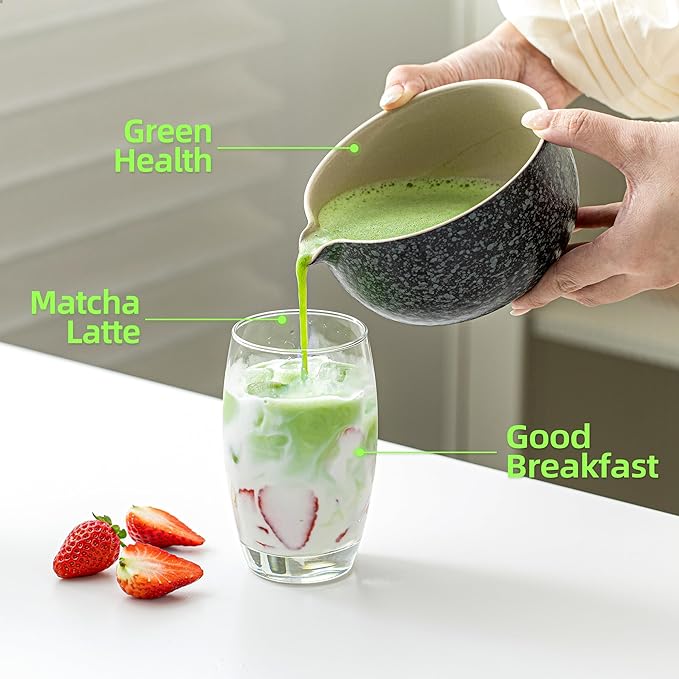 TEANAGOO 9 Pcs Matcha Whisk Set, Ceramic Matcha Set, Matcha Kit - Image 5