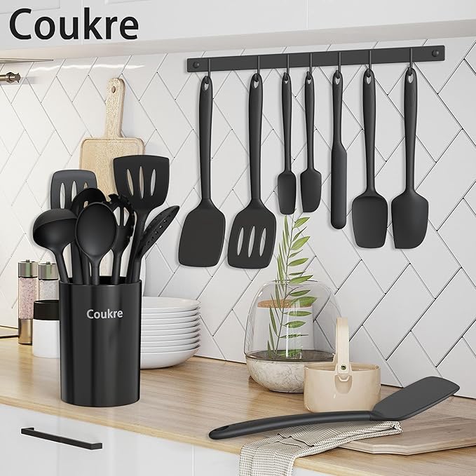 Coukre Silicone Kitchen Cooking Utensils Set - Image 6