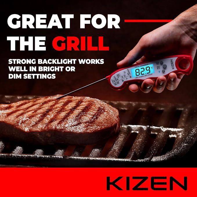 KIZEN Instant Read Meat Thermometer Digital - Image 3