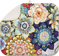 Spring Floral Large Dish Drying Mats, Reversible Dish Drying Pads by Scritism