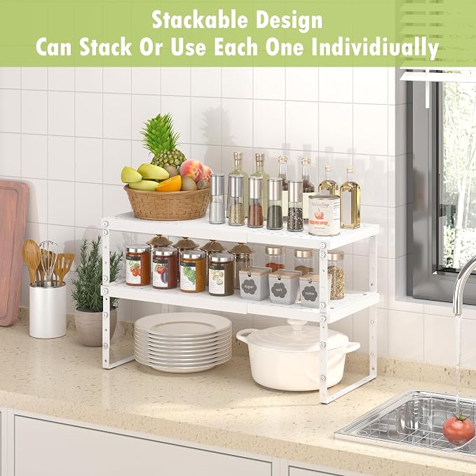 RUILALIFE Expandable Cabinet Organizer Shelf - Image 5