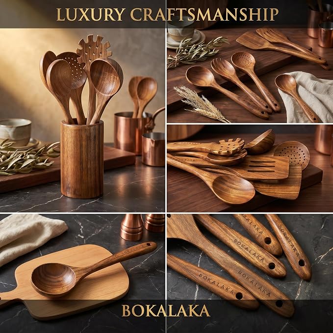 Wooden Spoons for Cooking - Image 4