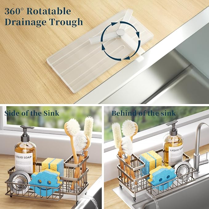 Consumest Sponge Holder for Kitchen Sink - Image 2