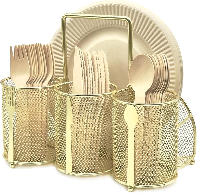DysanVica Utensil Caddy Silverware Holder by DysanVica