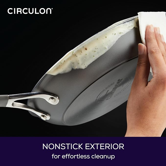 Circulon 83903 Radiance Hard Anodized Nonstick Cookware Pots and Pans Set - Image 5