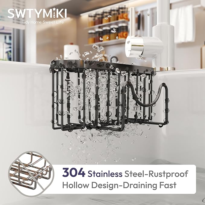 SWTYMIKI Sponge Holder for Kitchen Sink - Image 5