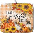 Giwawa Autumn Pumpkins Dish Drying Mat by Giwawa