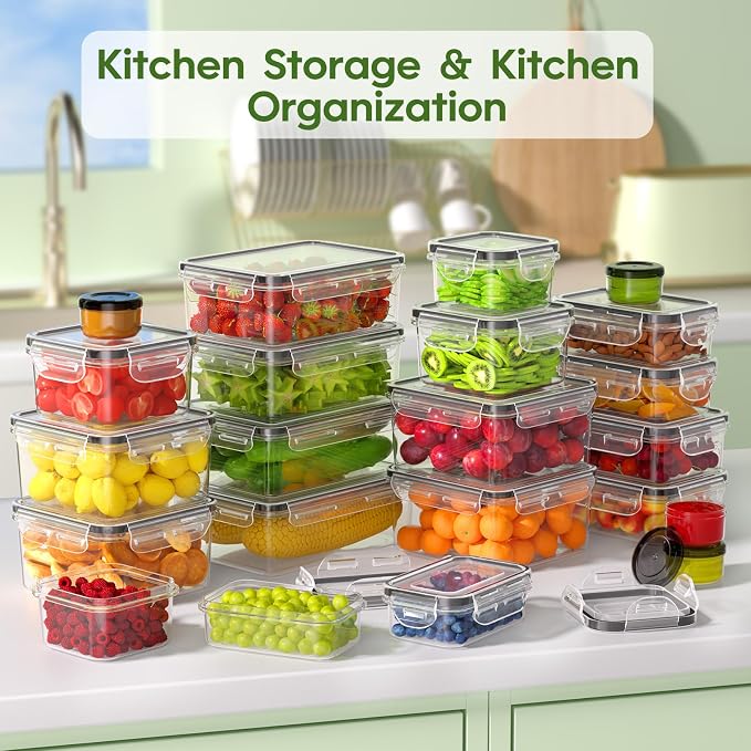 KEMETHY 44-Piece Food Storage Containers - Image 7