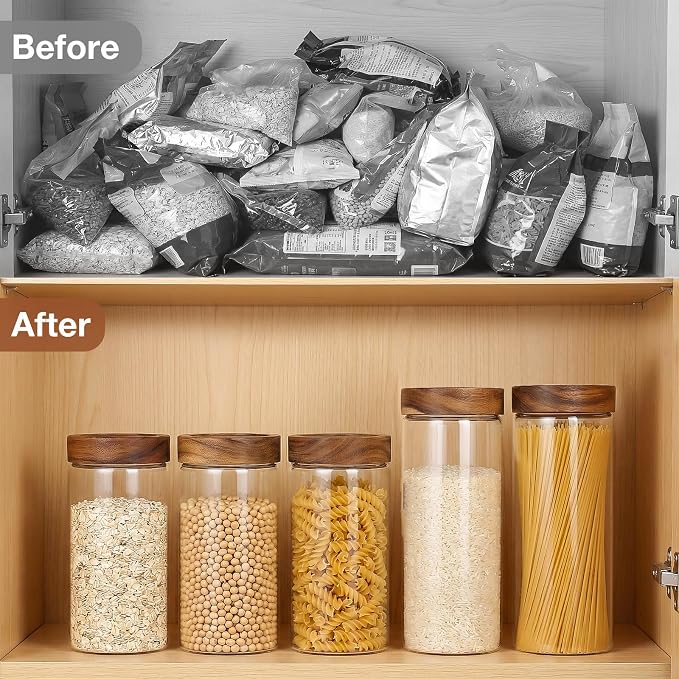 CONNOO 40oz Airtight Glass Storage Containers - Image 8