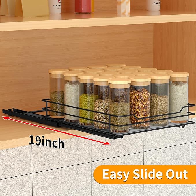 BOIVSHI Pull Out Spice Rack Organizer - Image 5