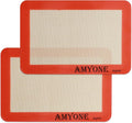 AMYONE Silicone Baking Mat for 1/8 Sheet Pan, Eighth Non-Stick Silicone Baking by AMYONE