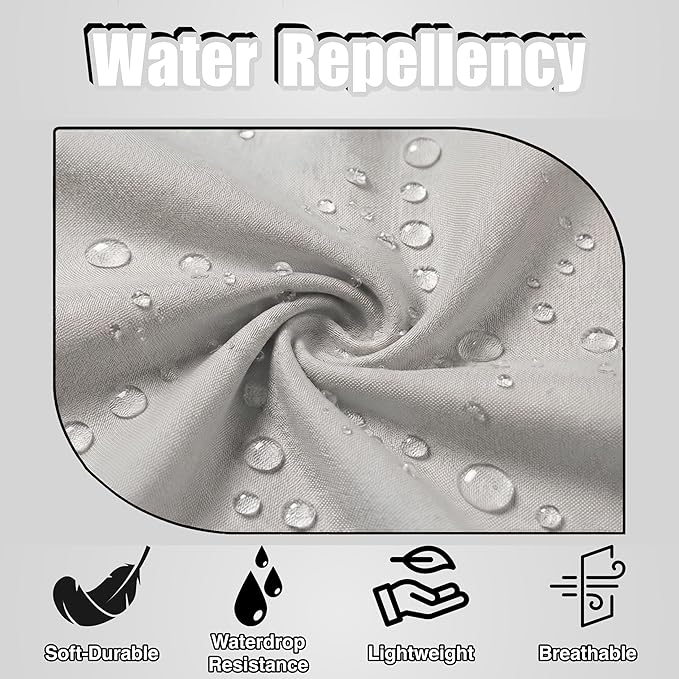 TOSHE Kitchen Apron Waterdrop Resistant Cotton Apron - Image 4