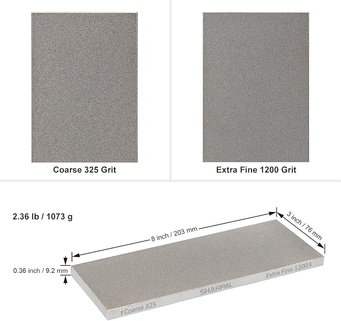 SHARPAL 162N Double-sided Diamond Sharpening Stone Whetstone Knife Sharpener - Image 4