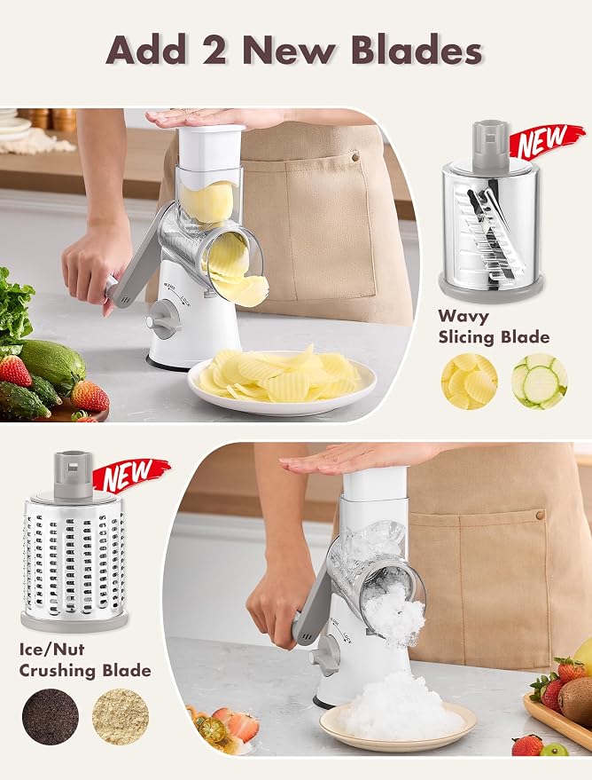 GDL Rotary Cheese Grater Hand Crank - Image 2