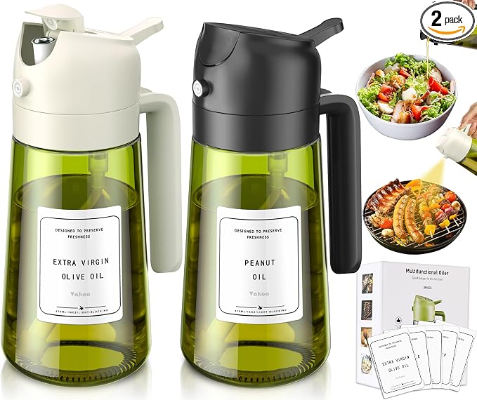 Vakoo 2 in 1 Oil Sprayer and Oil Dispenser by Vakoo
