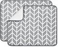SUBEKYU Dish Drying Mat for Kitchen Counter, Absorbent Microfiber Dishes by SUBEKYU