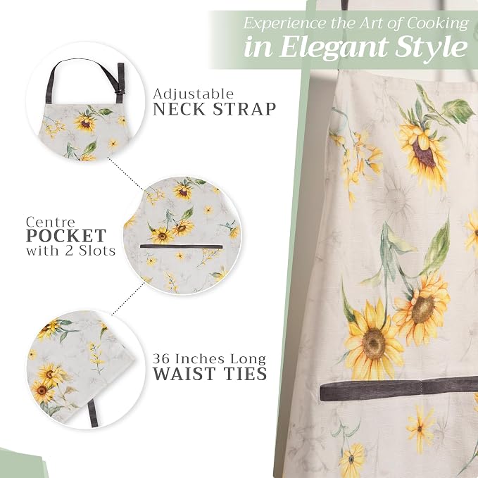 Maison d' Hermine 100% Cotton Apron - Image 6