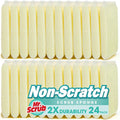 Sponges Kitchen Scrub Dish Sponge Scouring Pad, 24 Pads Cleaning Brush by MrScrubCleaninghelpers
