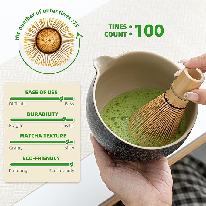 TEANAGOO Matcha Whisk Set, Matcha Kit - Image 7
