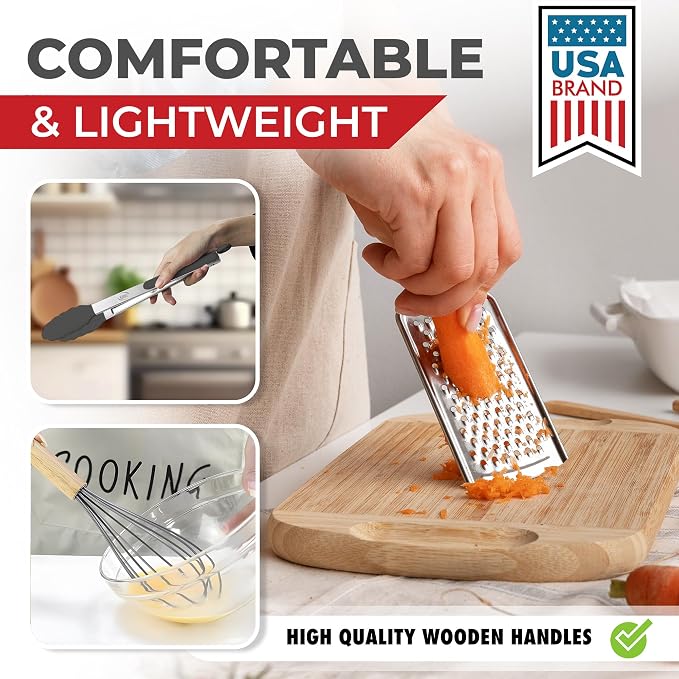 Kaluns 50 PCS Silicone Kitchen Utensils Set Complete Kitchen Set - Image 6