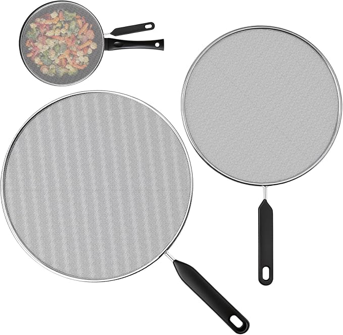 2-Pack Splatter Screen for Frying Pan by Unknown
