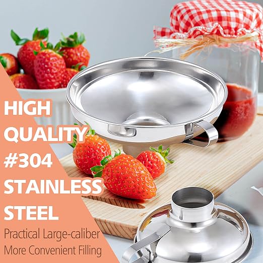 Anaeat Stainless Steel Canning Funnel - Image 3