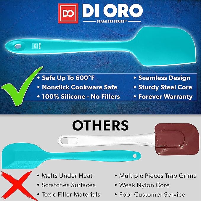 DI ORO Silicone Spatula Set - Image 2