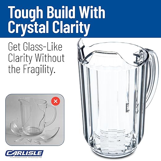 Carlisle FoodService Products 553807 Plastic Pitcher, 48 Ounces - Image 7