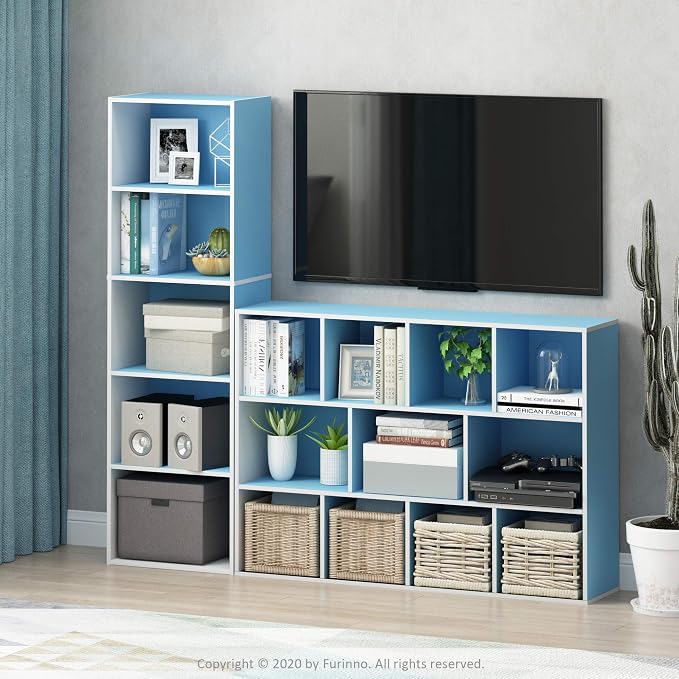 Furinno LUDER Book Shelf, 5-Tier Bookshelf, Bookcase - Image 2