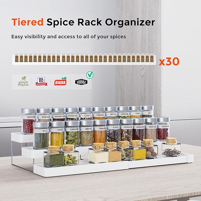 Expandable Spice Rack Organizer - Image 3