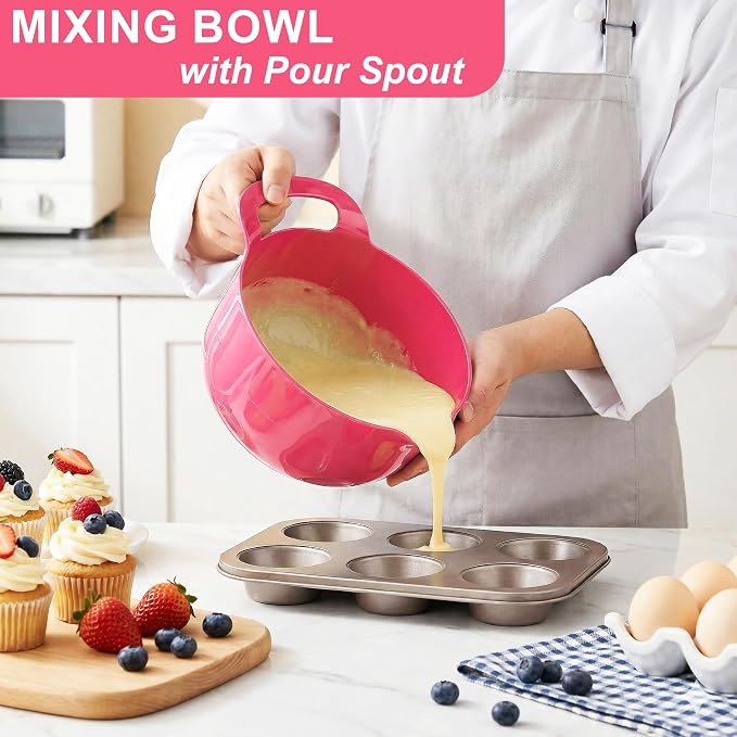 BoxedHome 4 Pack Nesting Mixing Bowl - Image 2