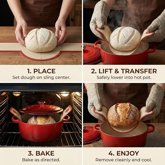 Silicone Bread Sling for Dutch Oven - Image 6