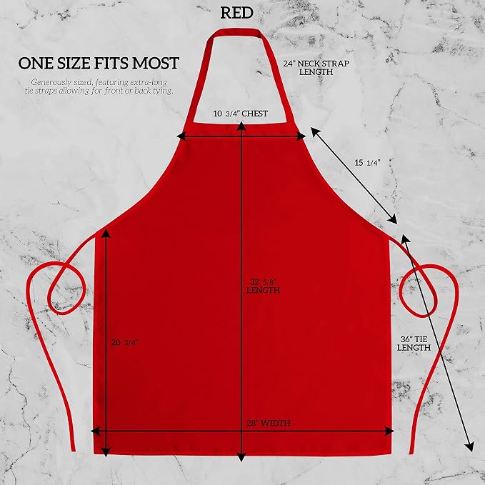 GREEN LIFESTYLE 12 Pack Bib Apron - Image 2