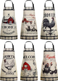 Bencailor 6 Pcs Spring Kitchen Aprons by Bencailor