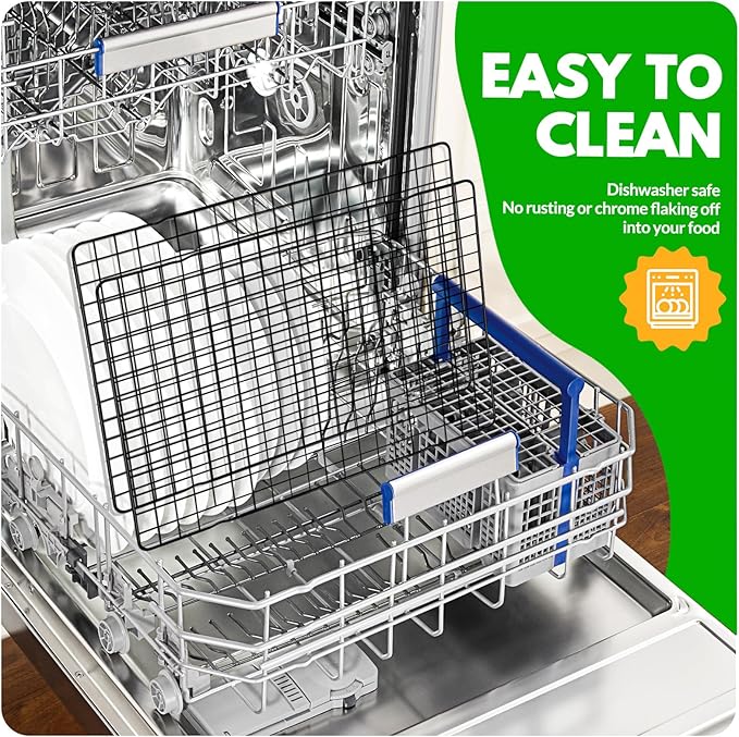 2 PCS Cooling Racks for Cooking and Baking, 14.8x10 Inches Stainless Steel - Image 5