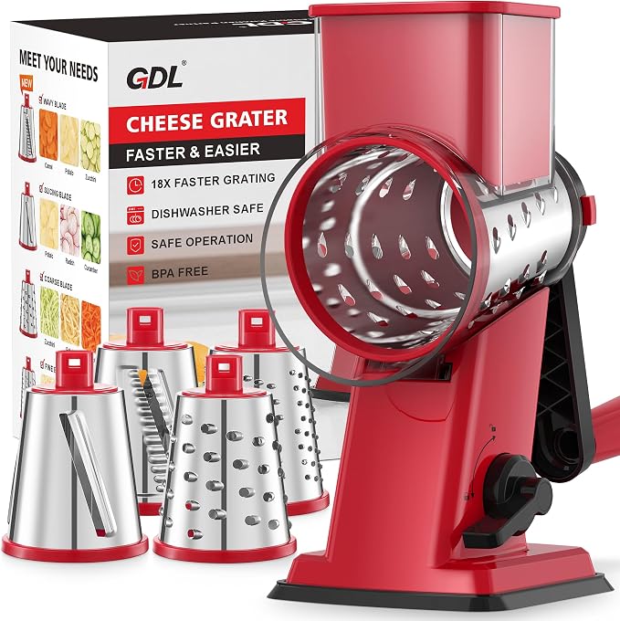 GDL Rotary Cheese Grater Hand Crank by GDL