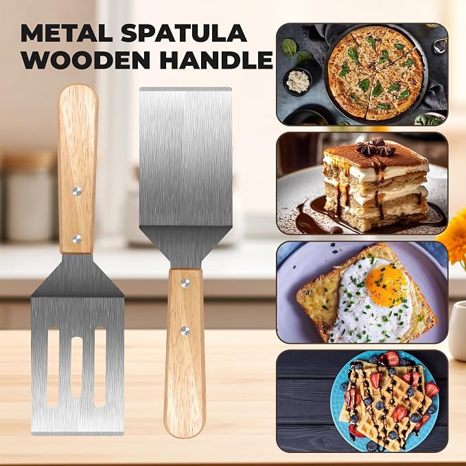 Stainless Steel Spatula Set, Metal Spatula - Image 4