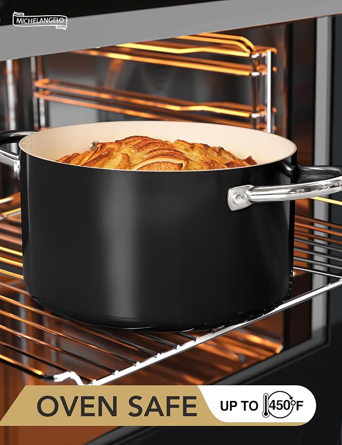 MICHELANGELO Ceramic Stock Pot - Image 5