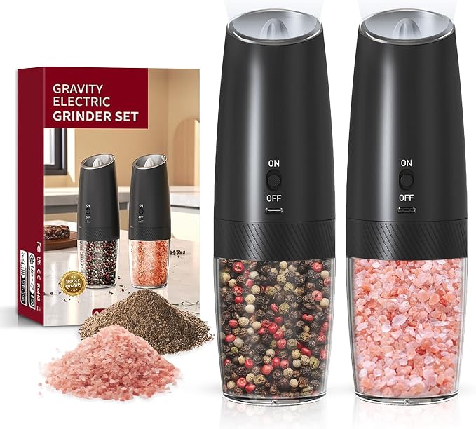 Rechargeable Salt And Pepper Grinder Set by Unknown