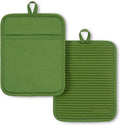 KitchenAid Ribbed Soft Silicone Pot Holder 2-Pack Set by KitchenAid