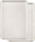 Wildone Baking Sheet Pan Set, Honeycomb Embossed Nonstick Baking Sheet 15x10 In by Wildone