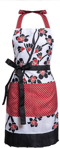 Lovely Flower Pattern Retro Aprons by AlexVirtue