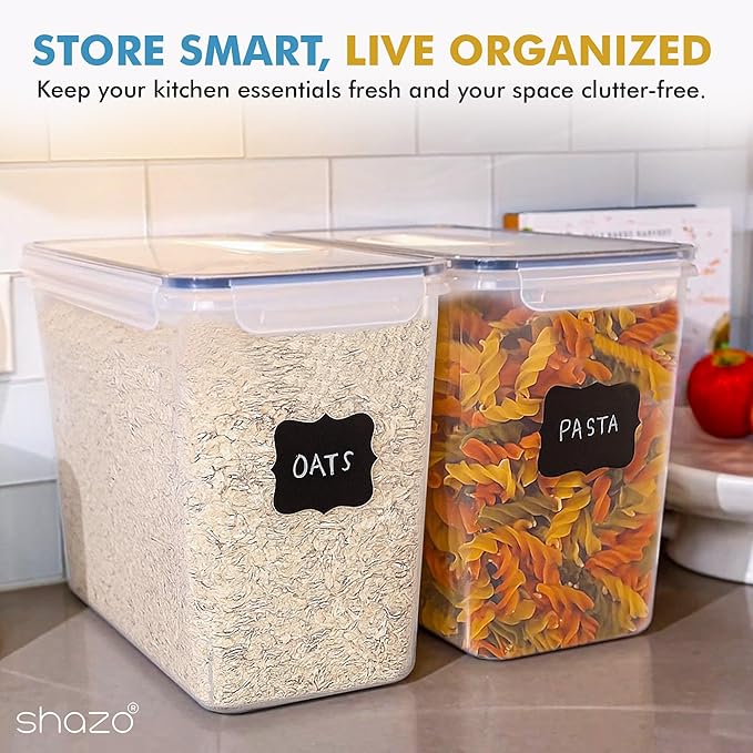 Shazo 2 PC Flour Sugar Storage Containers - Image 6