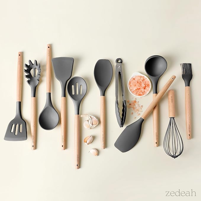11-Piece Silicone Kitchen Utensils Set - Image 3