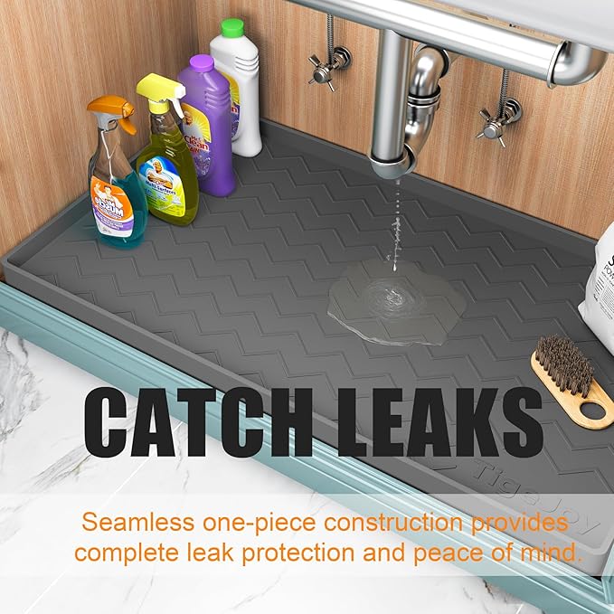 TigeJoy 22" x 19" Under Sink Mats - Image 5
