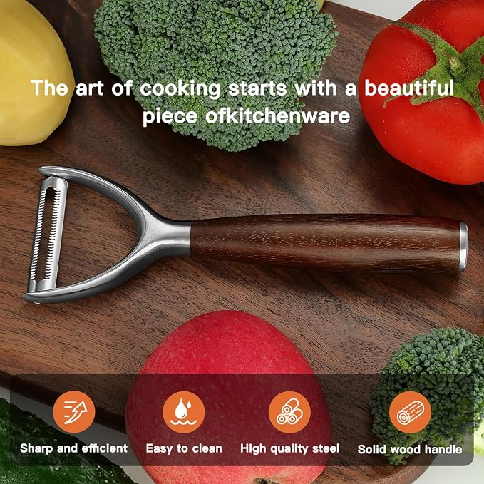 Serrated Blade Premium Y Type 304 Stainless Steel Multifunctional Kitchen - Image 5