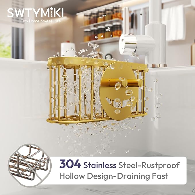 SWTYMIKI Sponge Holder for Kitchen Sink - Image 5