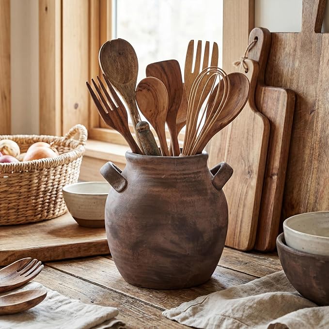 Havawish Rustic Kitchen Utensil Holder - Image 5