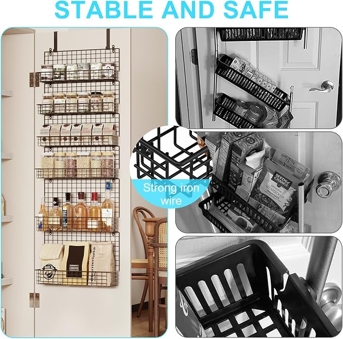 JKsmart High Capacity 6-Tier Spice Rack Organizer - Image 5