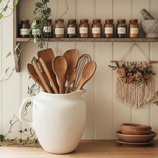 Potchen Rustic Kitchen Utensil Holder - Image 6